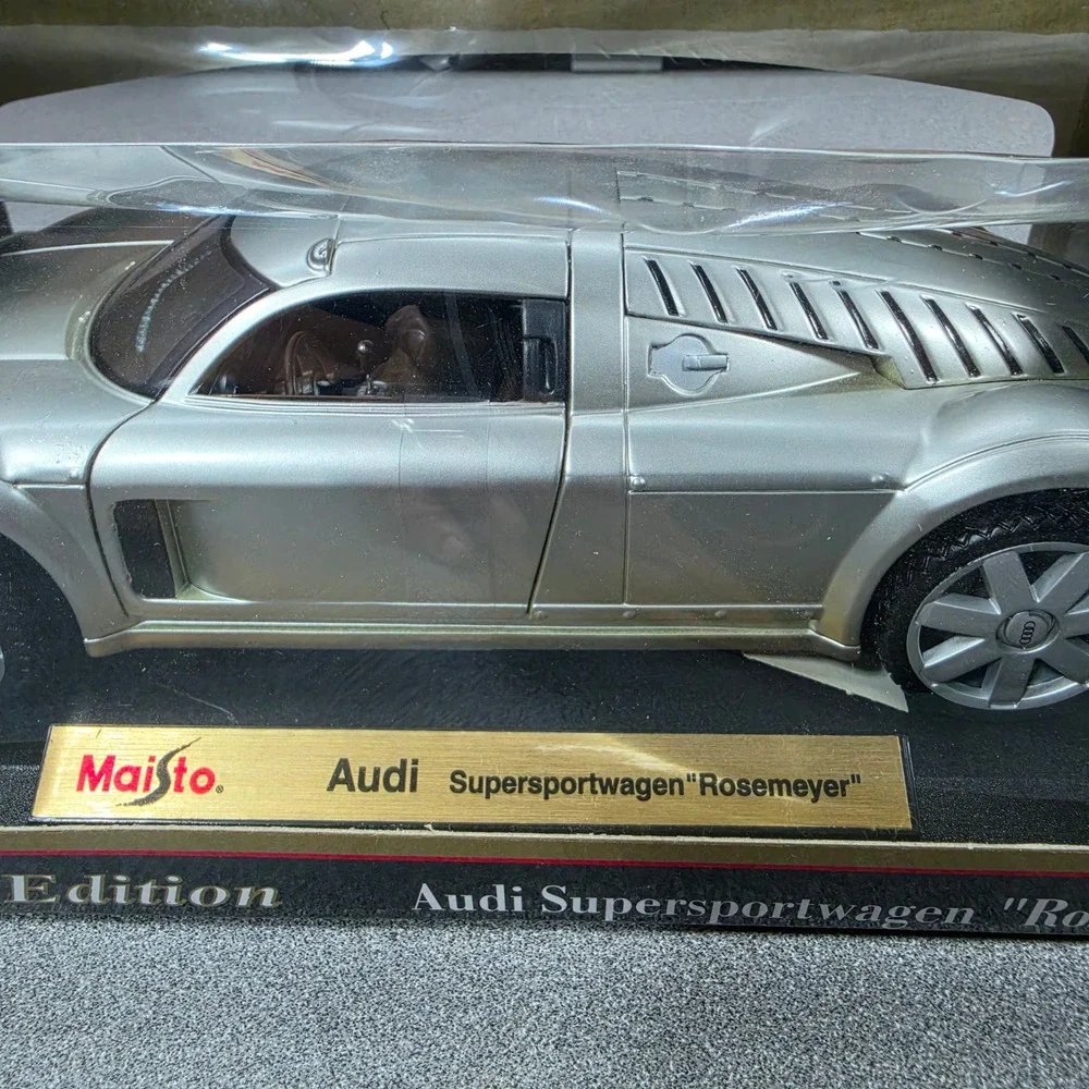 Maisto Audi Supersportwagen Rosemeyer 1:18 Silver New Special Edition Diecast